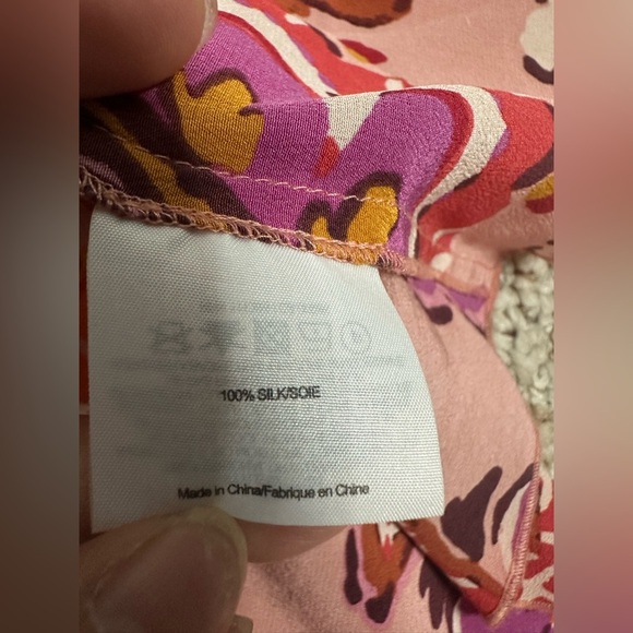 Tory Burch Multicolor Floral Blouse size 0 - Picture 4 of 6